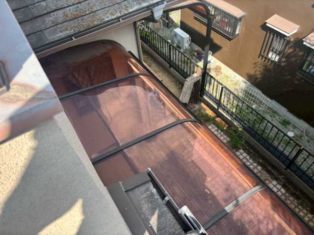 上から見た軒樋内部
